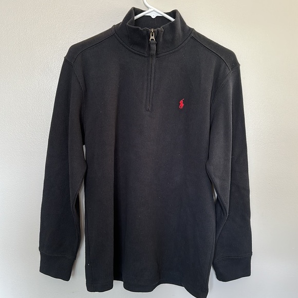Ralph Lauren Dark Navy Zip Sweater - Picture 1 of 4